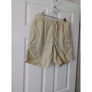 VUORI Optimist Short 8” Tan  Corduroy Size Large Drawstring Shorts